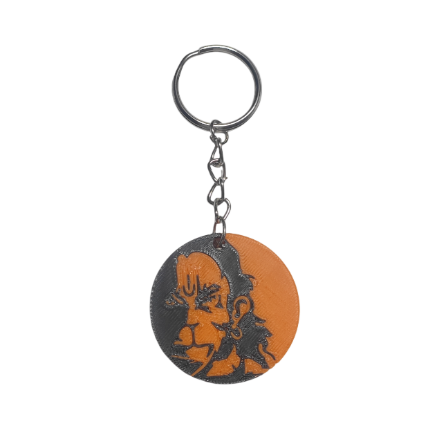 3D Printed Keychain - Hanuman